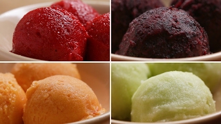 2Ingredient Sorbet 4 Ways [upl. by Weixel769]