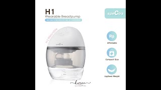 Spectra H1 Wearable Electric Breastpump Review [upl. by Hauge]