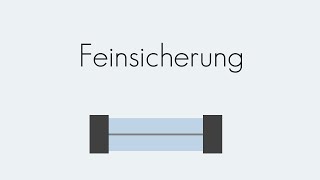 Feinsicherung  Installationstechnik  Begriffserklärung [upl. by Cottle]