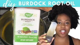 Burdock Root Benefits DIY Ayurvedic Hair Loss Oil [upl. by Caleb]