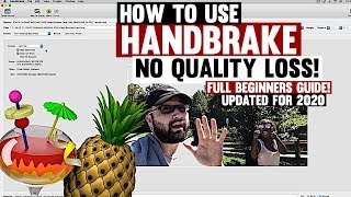 How To Use Handbrake Tutorial  The BEST Handbrake Settings amp Beginners Guide Walkthrough 2020 [upl. by Orlantha]