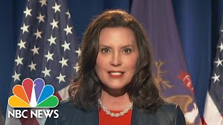 Watch Mich Gov Gretchen Whitmers Full Speech At The 2020 DNC  NBC News [upl. by Anaehs]