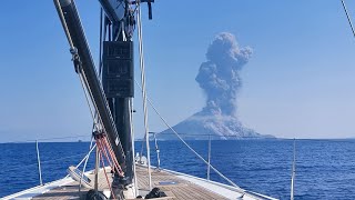 Watch the EXACT moment the Stromboli volcano erupted 03July2019 [upl. by Jumbala]