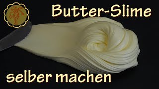 ButterSlime mit Puddingpulver selber machen  ohne Modelliermasse [upl. by Timi]