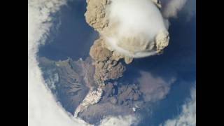 NASA  Sarychev Volcano Eruption from the International Space Station [upl. by Louanna]