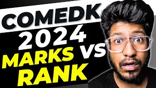 COMEDK 2024  COMEDK Marks Vs Rank  COMEDK Counselling announcement [upl. by Margi]