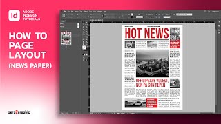 How to Create Page layout Design News Paper in Adobe Indesign CC [upl. by Aniled]