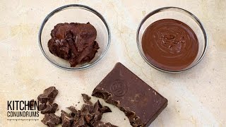 How to Melt Chocolate the Right Way  Kitchen Conundrums with Thomas Joseph [upl. by Acirrehs372]