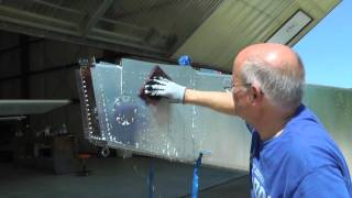 Preparing Aluminum for Aircraft Painting [upl. by Natsyrk]