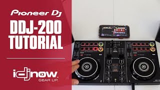 Pioneer DJ DDJ200 Smart rekordbox DJ Controller  Tutorial tips demo and review [upl. by Neersan]