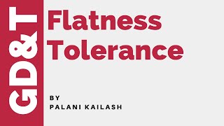 GDampT Tutorial 21  Flatness Tolerance [upl. by Arihk]