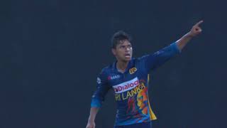 Dunith Wellalages 3 wickets vs Australia  5th ODI  Short Clip [upl. by Lucius]