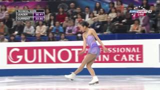 Mao Asada SP Worlds 2014 Eurosport [upl. by Domenico853]