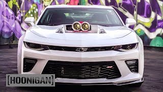 HOONIGAN DT 199 1150HP Supercharged Camaro SS [upl. by Ahseeyt]