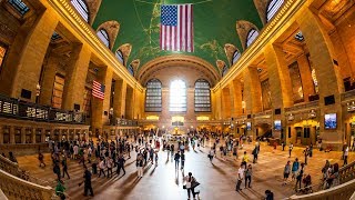 Walking Tour of Grand Central Terminal — New York City 【4K】🇺🇸 [upl. by Ahseinar]