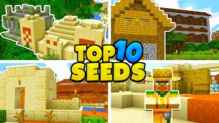 TOP 10 BEST SEEDS for MINECRAFT 1165 Minecraft Java Edition Seeds [upl. by Nea]