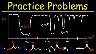 IR Spectroscopy  Practice Problems [upl. by Iridissa]