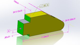 Solidworks DimXpert Part 1 [upl. by Ha]