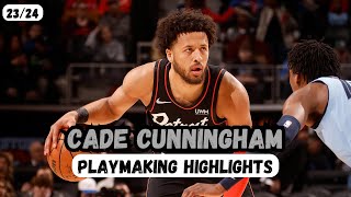 Cade Cunningham  Playmaking Highlights [upl. by Aerdua757]