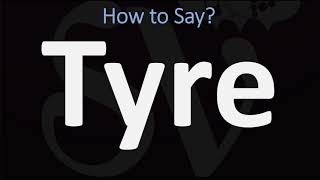 How to Pronounce Tyre BIBLE Lebanon [upl. by Saturday]