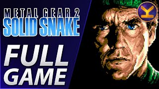 Metal Gear 2 Solid Snake 1990 MSX2  Full Game 100 Complete Walkthrough Gameplay [upl. by Purvis]