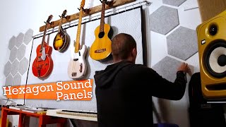 Hexagon Acoustic Panels for the DIY Home Studio [upl. by Sgninnej820]