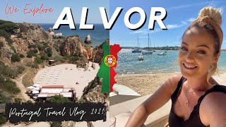 Portugal Travel Vlog 2021  We Explore Alvor Algarve Portugal [upl. by Anirtal935]