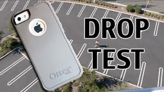 iPhone 5S Otterbox Defender Drop Test from 100 feet [upl. by Templer]