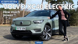 New Volvo XC40 Recharge Electric indepth review how much power [upl. by Okiron]