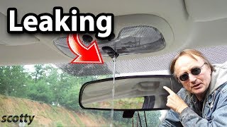 How to Fix a Water Leak in Your Car [upl. by Tucker334]