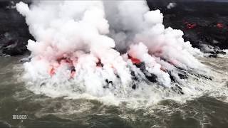 Kīlauea Volcano — Fissure 8 Flow From Vent to Sea [upl. by Helgeson50]