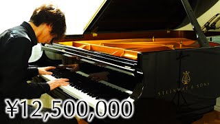 Bought a steinway piano 120000 English sub [upl. by Aihseit]