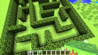 Minecraft Tutorial Basic Mazes [upl. by Tillinger]