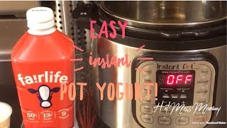 EASY Instant Pot Yogurt [upl. by Adlez]