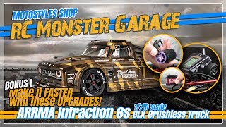 How to Upgrade amp make the ARRMA Infraction FASTER [upl. by Atiekan67]