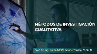 Métodos de investigación cualitativa [upl. by Notluf802]