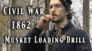 Civil War  Musket Loading Drill quotInNineTimesquot HD [upl. by Basile]