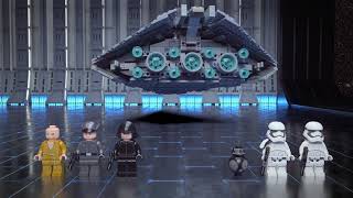 First Order Star Destroyer  LEGO Star Wars  75190  Product Animation [upl. by Vandervelde]