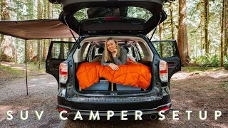 My SUV Camping Setup  Solar Power Cooking amp Accessories [upl. by Ameyn833]