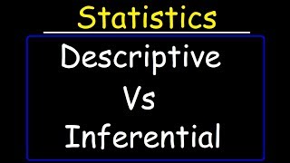 Descriptive Statistics vs Inferential Statistics [upl. by Jelks260]