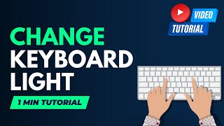 How to Change Keyboard Light on ASUS Laptop [upl. by Nomma]