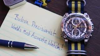 Bulova Precisionist Chronograph 96B175  Full Review  Worlds Most Accurate Watch [upl. by Sorips]