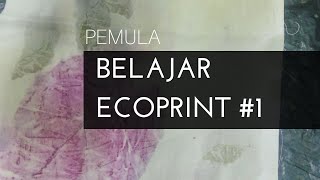 Ecoprint Project  Belajar ecoprint 1 [upl. by Grani380]