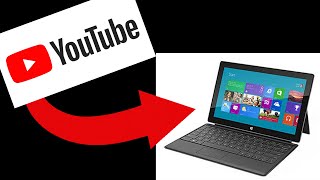 How to Watch YouTube Videos on Surface RT Tutorial [upl. by Anaig]