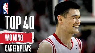 Yao Mings Top 40  Career Plays [upl. by Wallis]