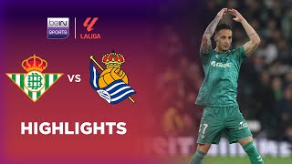 Real Betis 30 Real Sociedad  LaLiga 2425 Match Highlights [upl. by Ennovart]