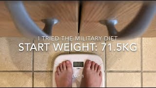 I tried the “Military Diet” for 3 days [upl. by Ydoow712]