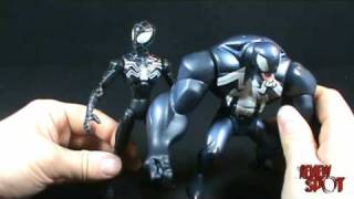 Hasbro Spectacular SpiderMan Spider Charged Venom Figure Review TheReviewSpot [upl. by Groves]