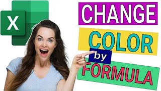 How to Change the color in Excel by formula  Many Examples [upl. by Fredi]