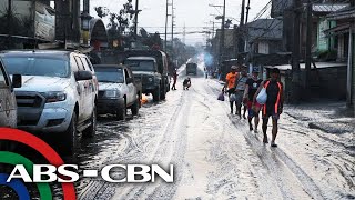 Thousands of residents flee Taal Volcano wrath  ANC [upl. by Crispin741]